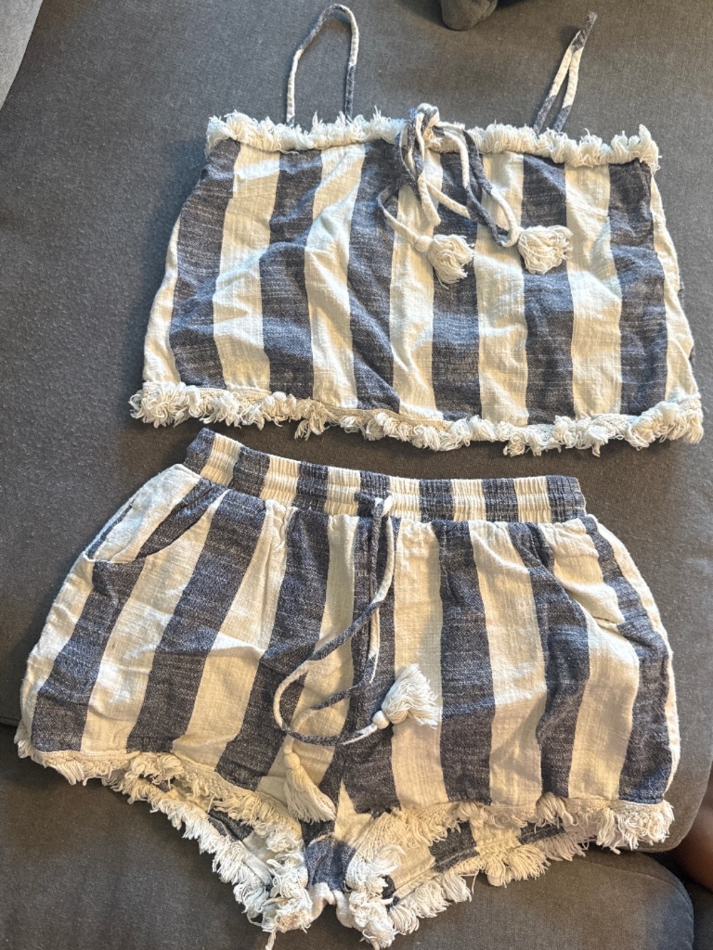 Illa Illa two piece stripped set